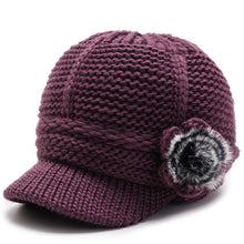 Load image into Gallery viewer, 2019 new winter woolen women&#39;s knit hat plus velvet thickening wild mother hat